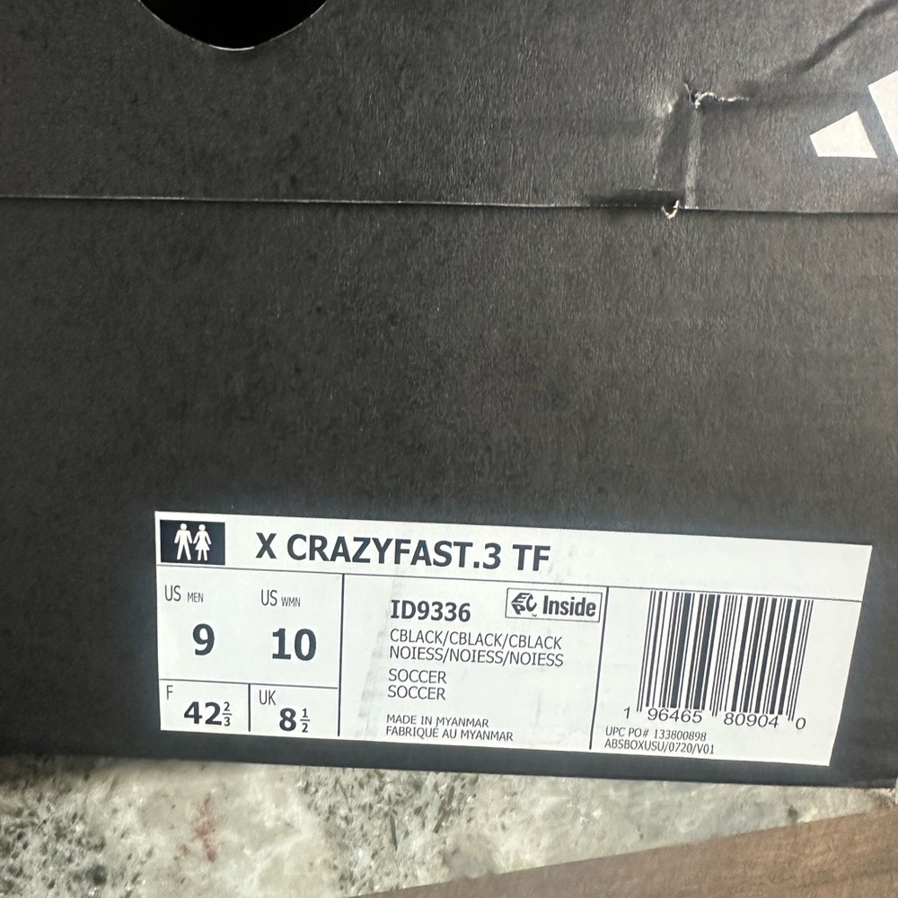 Adidas X Crazyfast.3 TF Soccer Shoes - Black